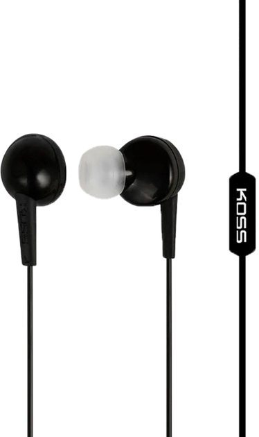 Słuchawki Koss KEB6i In-Ear Wired Microphone Black (194762) - obraz 1