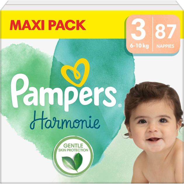 Підгузки Pampers Harmonie Розмір 3 (6-10 кг) 87 шт (8006540941300) - зображення 1