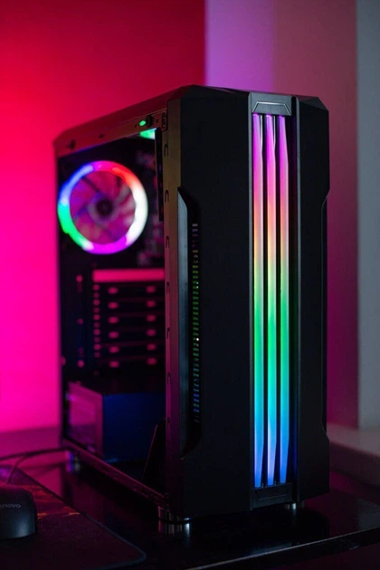 Іігровий ПК Tower / AMD Ryzen 3 4100 (4 (8) ядра по 3.8-4 GHz) / 16 GB DDR4 / 480 GB SSD / nVidia GeForce GTX 1650, 4 GB GDDR6, 128-bit / 500W - зображення 11