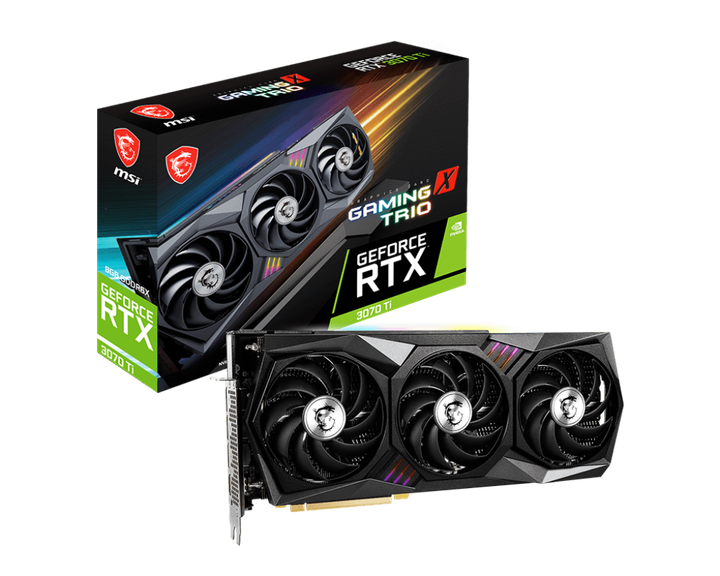Дискретная видеокарта nVidia GeForce RTX 3070 Ti GAMING X TRIO, 8 GB ...