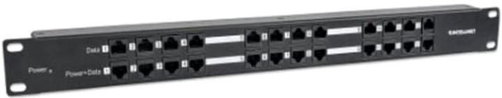 Zasilacz Intellinet PoE / Patch panel 12 portów, 19 cali (720342) - obraz 2