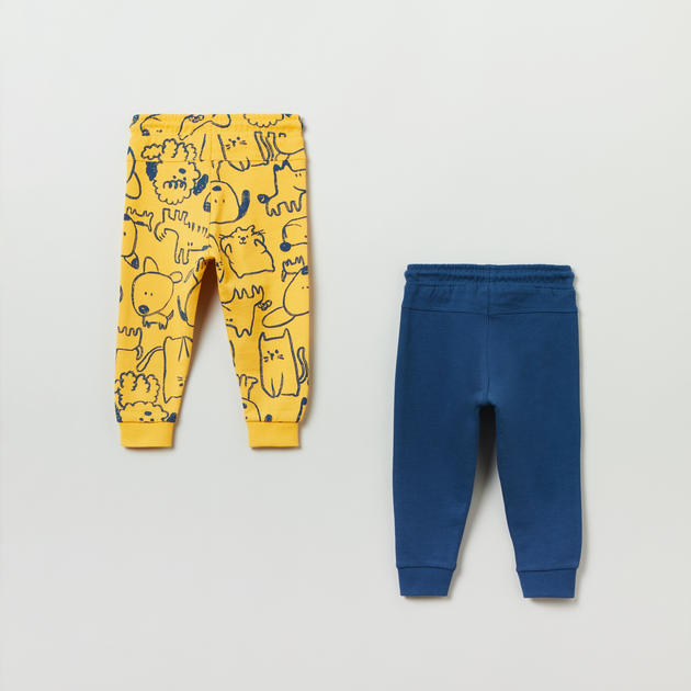 Набір спортивних штанів дитячий 2 шт OVS 1847396 80 см Yellow (8056781868973) - зображення 2