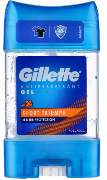 Гелевий дезодорант-антиперспірант Gillette Sport Triumph 70 мл (7702018271788) - зображення 1