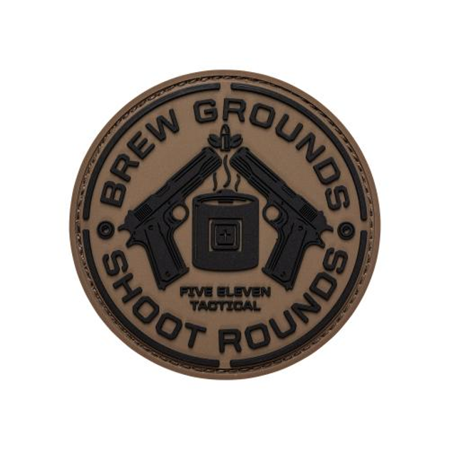 Нашивка 5.11 Tactical Brew Grounds Patch (Brown) Единый - изображение 1