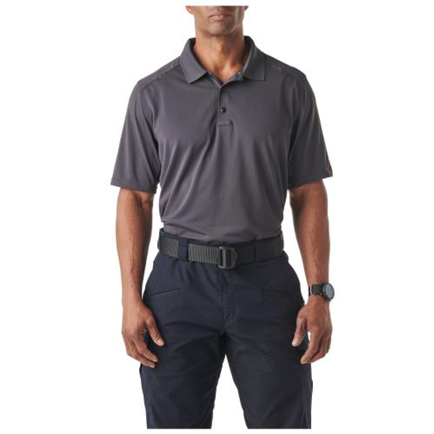 Футболка 5.11 Tactical поло Helios Short Sleeve Polo (Charcoal) S - изображение 1