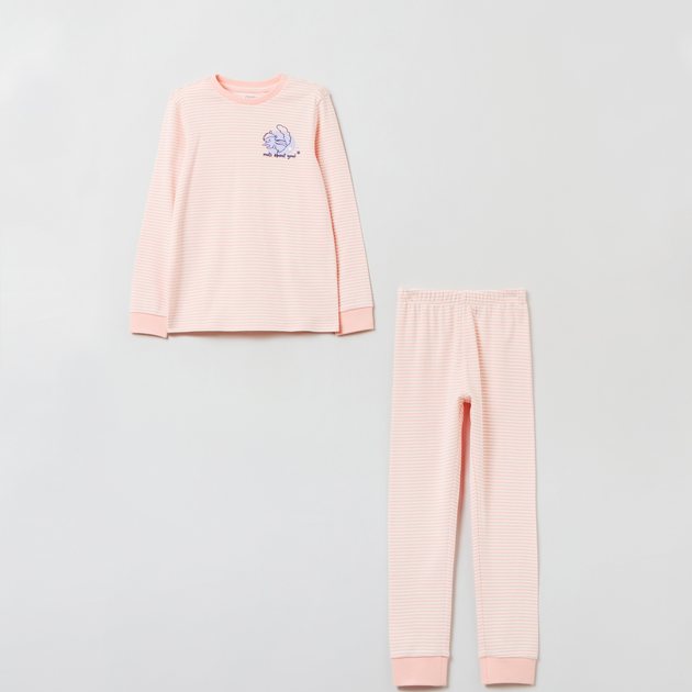 Піжама (лонгслів + штани) OVS 1843802 104 см Pink (8056781808368) - зображення 1