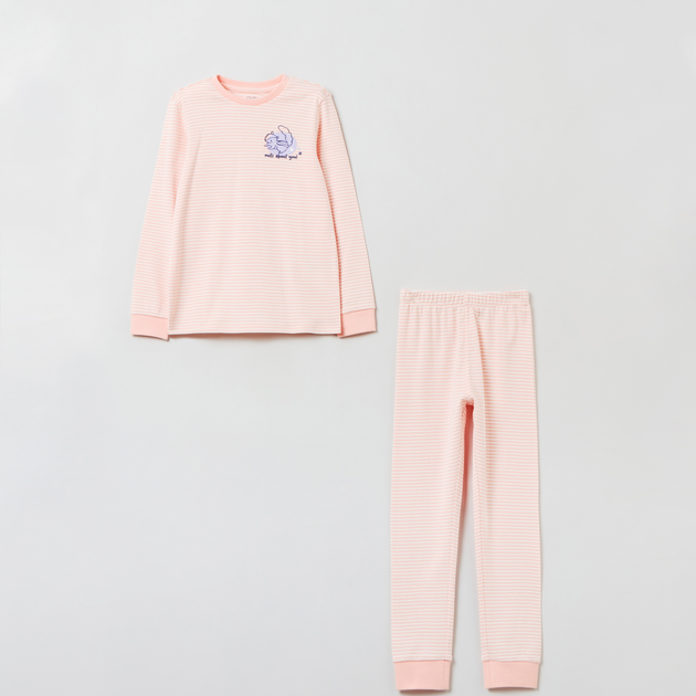 Піжама (лонгслів + штани) OVS 1843802 122 см Pink (8056781808399) - зображення 1