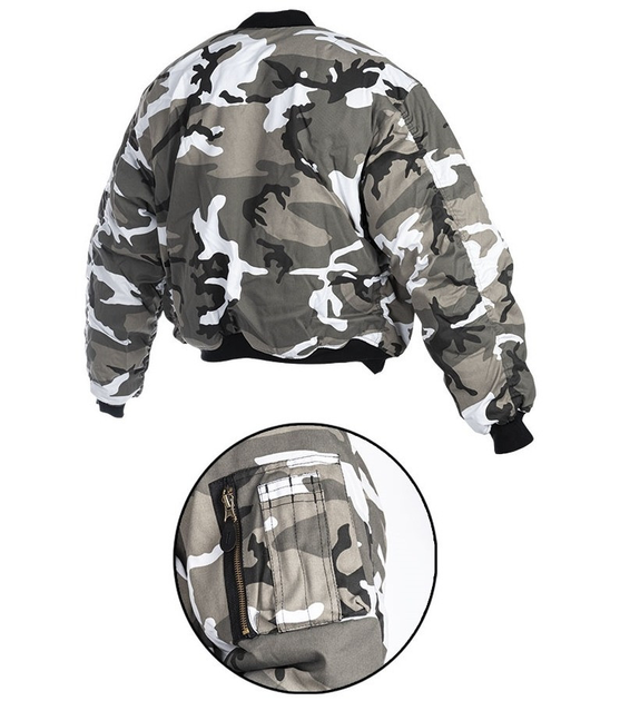 Куртка тактична США МА1 Сніговий мультикам 10401022 Mil-Tec L - зображення 2