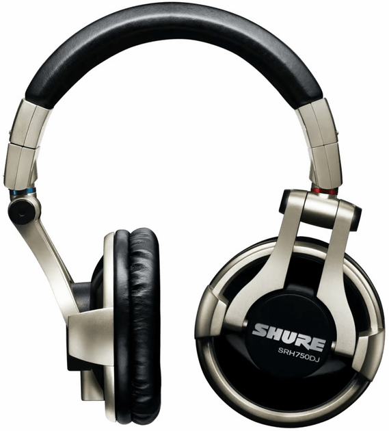 Słuchawki Shure SRH750DJ Srebrny (SRH750DJ-EFS) - obraz 2