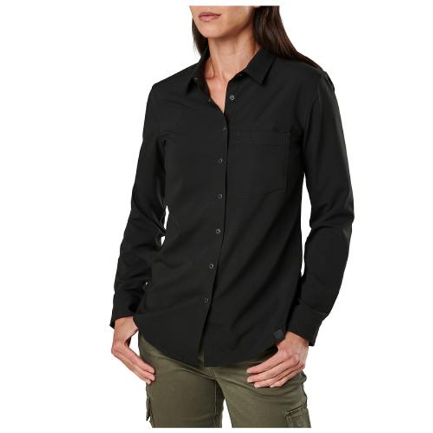 Рубашка 5.11 Tactical женская 5.11 Women' Liberty Flex Long Sleeve Shirt (Black) XL - изображение 2