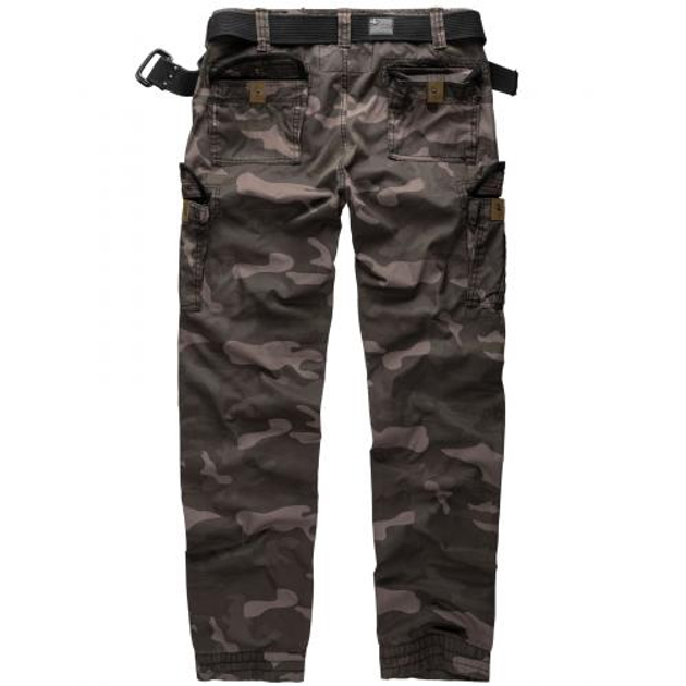 Штаны Surplus Raw Vintage SURPLUS PREMIUM TROUSERS SLIMMY (Black Camo) XL - изображение 2