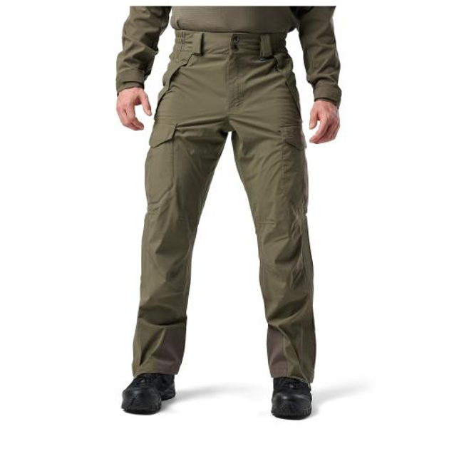 Штаны 5.11 Tactical штормовые Force Rain Shell Pants (Ranger Green) S - изображение 1