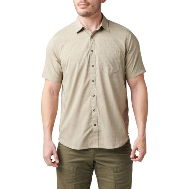 Рубашка 5.11 Tactical Aerial Short Sleeve Shirt (Khaki) S - зображення 1