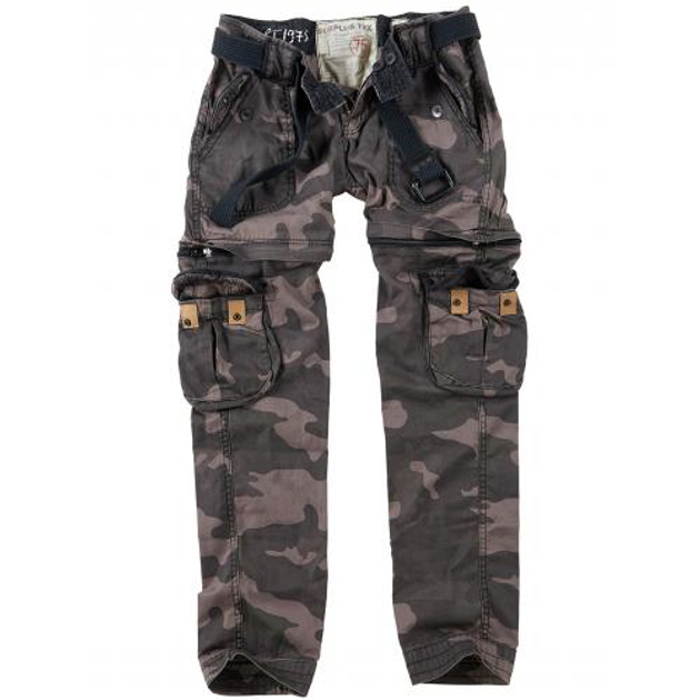 Брюки Surplus Raw Vintage мілітарі жіночі SURPLUS LADIES TREKKING PREMIUM (Black Camo) 42 - зображення 1