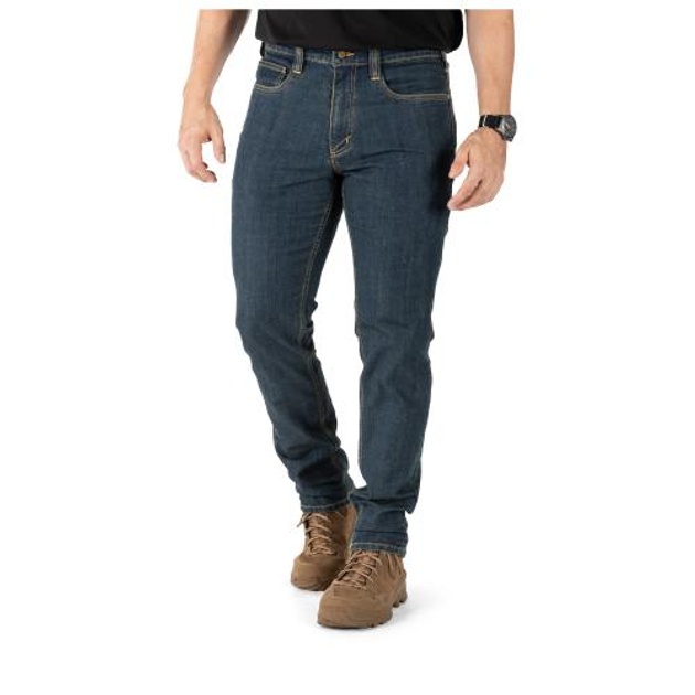 Штаны джинсовые 5.11 Tactical Defender-Flex Slim Jean (Tw Indigo) 30-32 - изображение 2