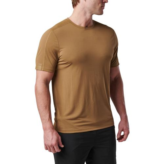 Футболка 5.11 Tactical тактическая потоотводная No Mercy PT-R Short Sleeve Top (Kangaroo) L - изображение 1