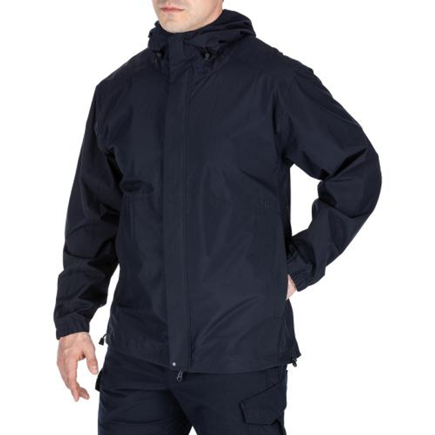 Куртка 5.11 Tactical штормова Duty Rain Shell (Dark Navy) 3XL - зображення 2
