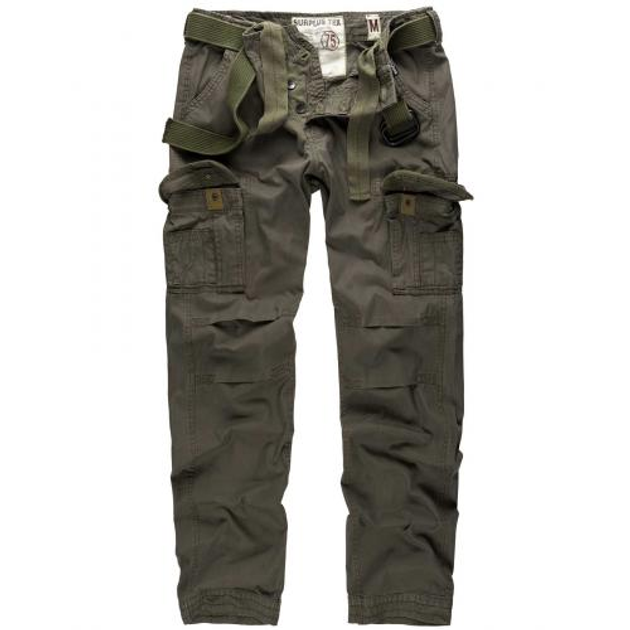 Штаны Surplus Raw Vintage SURPLUS PREMIUM TROUSERS SLIMMY (Olive) M - изображение 1