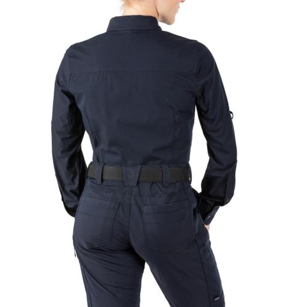 Рубашка 5.11 Tactical женская Women' Stryke Long Sleeve Shirt (Dark Navy) XL - изображение 2