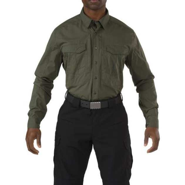 Рубашка 5.11 Tactical STRYKE LONG SLEEVE SHIRT (Tdu Green) S - изображение 1