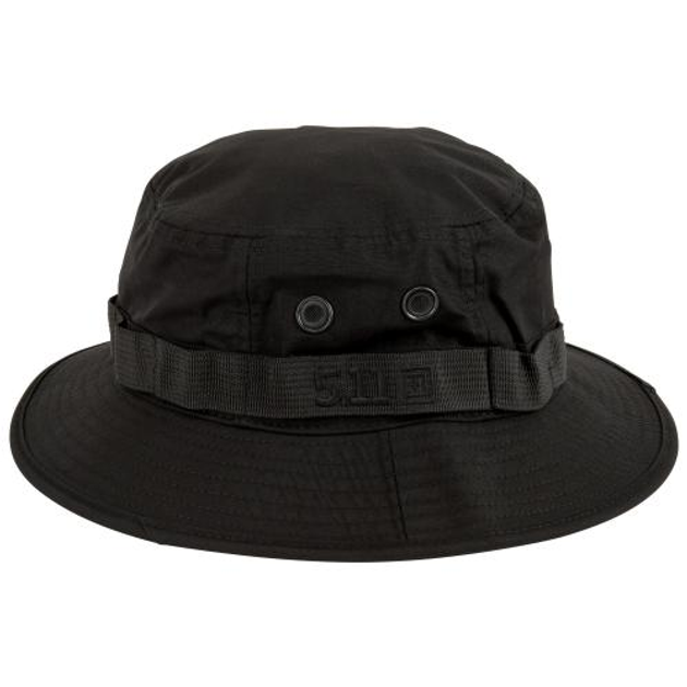 Панама 5.11 Tactical Boonie Hat (Black) L/XL - зображення 1