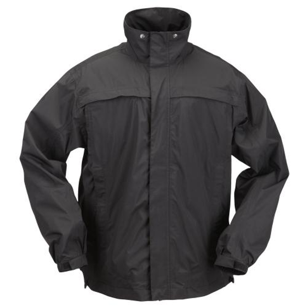 Куртка для штормовой погоды 5.11 Tactical TacDry Rain Shell (Black) XL - изображение 1