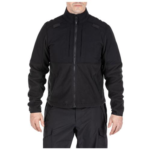 Куртка 5.11 Tactical тактична флісова Fleece 2.0 (Black) 2XL - зображення 1