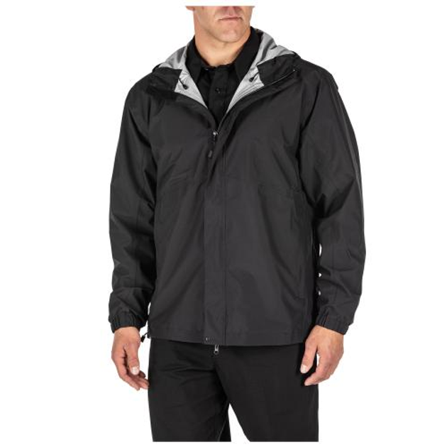 Куртка 5.11 Tactical штормова Duty Rain Shell (Black) 2XL - зображення 2