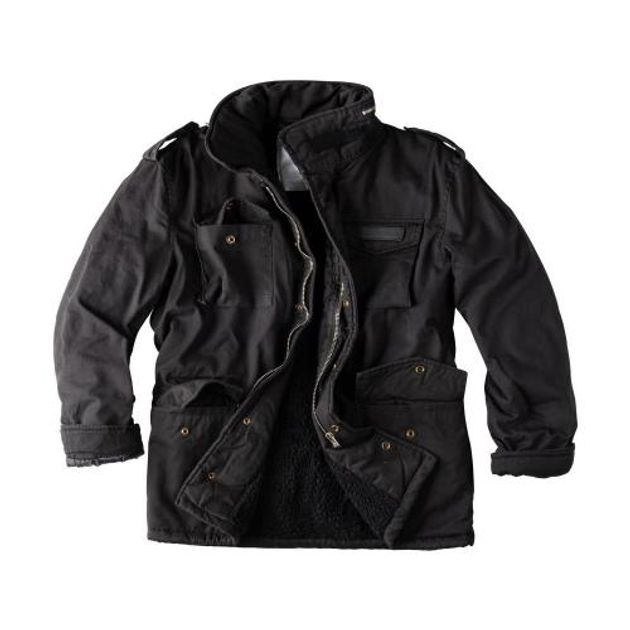 Куртка Surplus Raw Vintage зимняя SURPLUS Paratrooper Winter Jacket (Black) XL - изображение 1