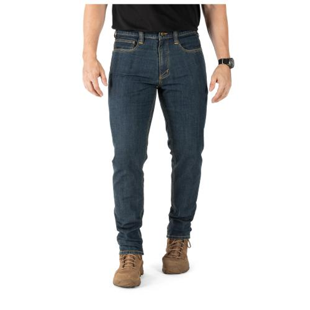 Штаны джинсовые 5.11 Tactical Defender-Flex Slim Jean (Tw Indigo) 36-36 - изображение 1