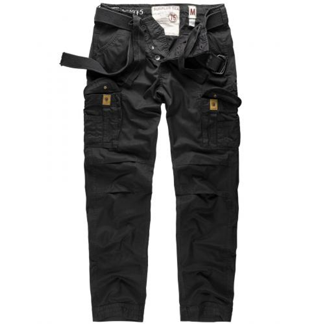 Штаны Surplus Raw Vintage SURPLUS PREMIUM TROUSERS SLIMMY (Black) S - изображение 1