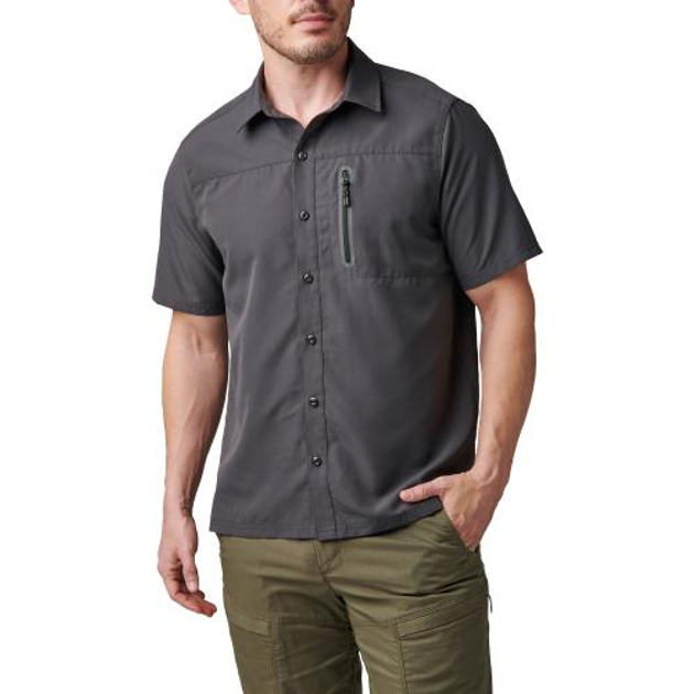 Рубашка 5.11 Tactical Marksman Utility Short Sleeve Shirt (Volcanic) M - изображение 1