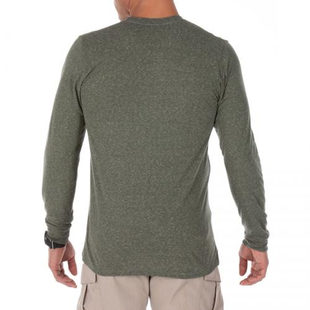 Реглан 5.11 Tactical Triblend Legacy Long Sleeve Tee (Military Green Heather) L - зображення 2