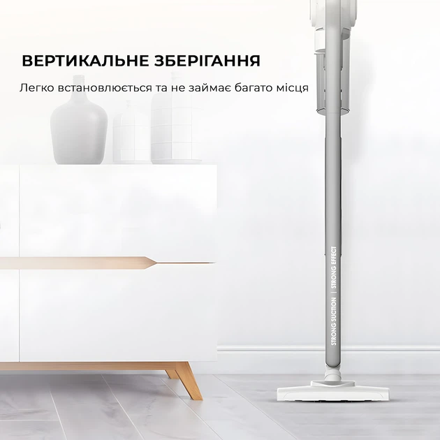 Пилосос без мішка DEERMA Stick Vacuum Cleaner Cord White DX700 - Фото 16 Пилосос без мішка DEERMA Stick Vacuum Cleaner Cord White DX700 - зображення 16