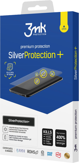 Захисна плівка 3MK Silver Protect+ для Xiaomi Redmi Note 10 Pro антибактеріальна (5903108360449) - зображення 2
