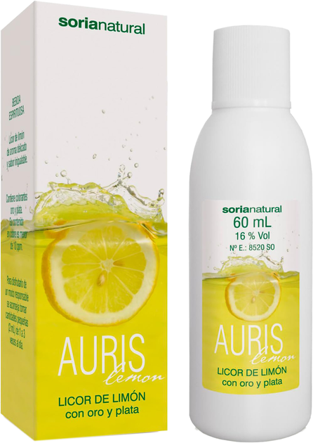 Suplement diety Soria Auris Lemon 60 ml (8422947170219) - obraz 1