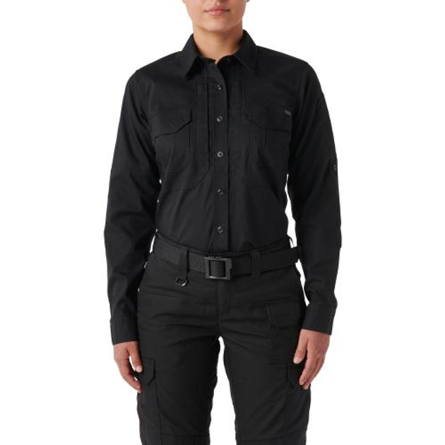 Рубашка женская 5.11 Tactical Women’s ABR Pro Long Sleeve Shirt 5.11 Tactical Black, XL (Черный) Тактическая - изображение 1