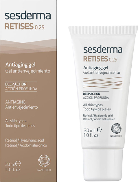 Поживний гель з ретинолом Sesderma Retises Nano 0.25 Gel 30 мл (8470001535627) - зображення 1