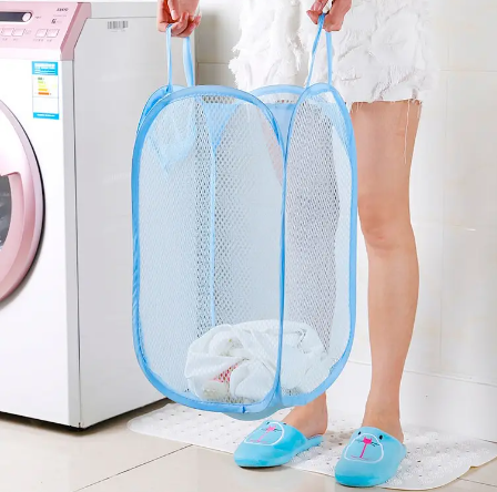 Органайзер сітка для речей та іграшок 45*30 см Supplies Blue - изображение 4