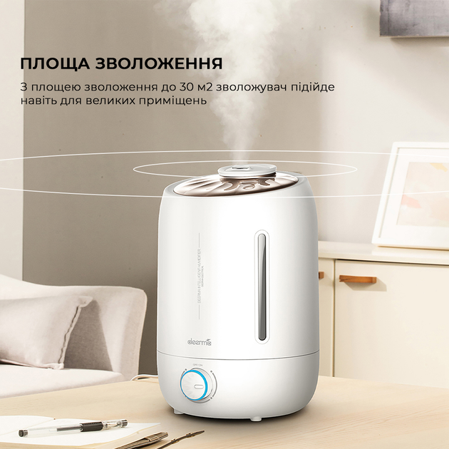 Зволожувач повітря Deerma 5L White DEM-F500 - зображення 10