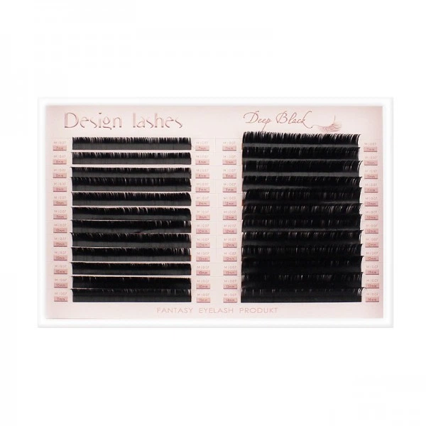 Ресницы Design Lashes Deep Black M 0.07 24 ряда 7-14 мм черные (2100994279890) - Фото 1 Ресницы Design Lashes Deep Black M 0.07 24 ряда 7-14 мм черные (2100994279890) - изображение 1