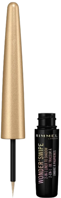 Підводка для очей Rimmel London Wonder' Swipe Metaliczny Eyeliner 2w1 003 Ballin 1,7 мл (3614227700451) - зображення 1