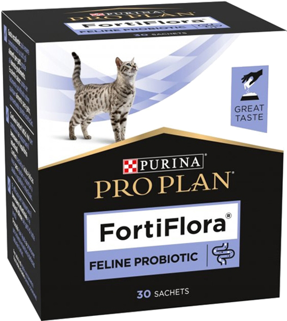Упаковка дополнительного корма для котов Purina Pro Plan FortiFlora для ...