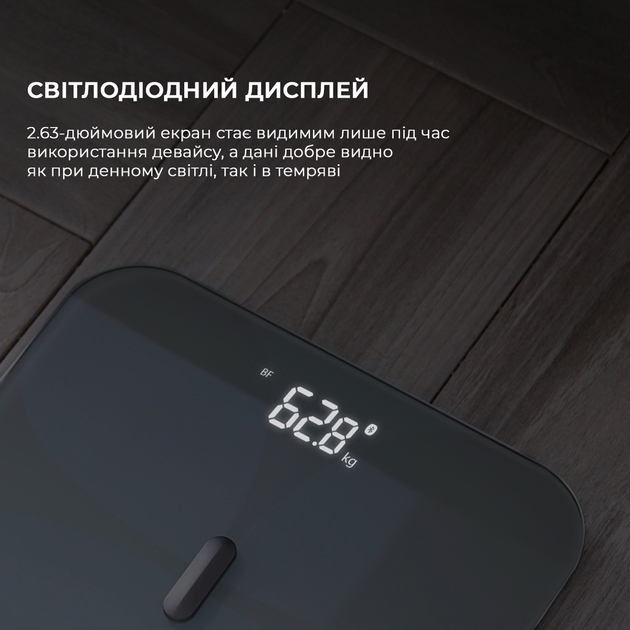 Смарт-весы YUNMAI PRO Smart Scale Black (M1806CH-BK) - изображение 15