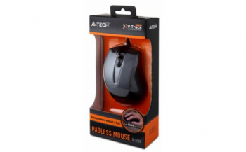 Миша A4Tech N-500F-1 Glossy Grey (4711421859370) - изображение 2