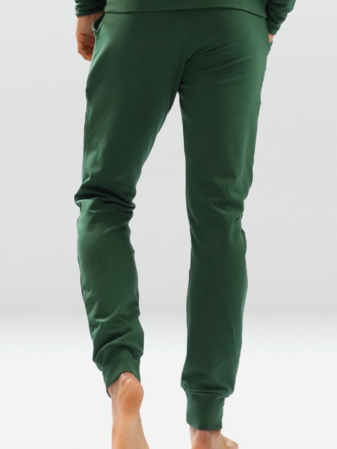 Spodnie dresowe męskie DKaren Pants Justin 2XL Zielone (5903251464650) - obraz 2