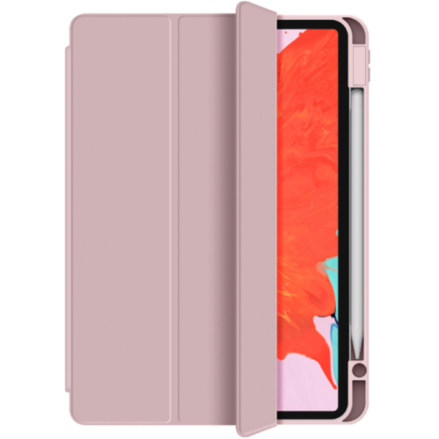 Чехол книжка WIWU Skin Feeling Protective Case for iPad Pro 12.9 5th Gen 2021 M1 6th Gen 2022 M2, Pink - Фото 2 Чехол книжка WIWU Skin Feeling Protective Case for iPad Pro 12.9 5th Gen 2021 M1 6th Gen 2022 M2, Pink - изображение 2