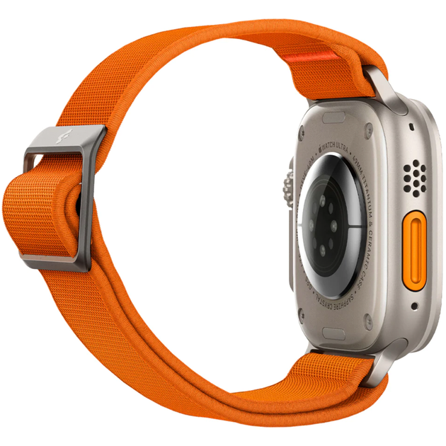 Тканинний ремінець для годинника Spigen Fit Lite for Watch 49/45/44/42mm, Orange (AMP05986) браслет для apple watch - зображення 6