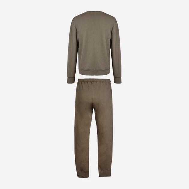 Спортивний костюм чоловічий DKaren Set Justin L Хакі (5903251463394) - зображення 4