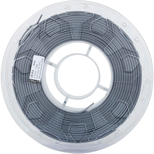 PLA-пластик Creality Filament для 3D-принтера 1.75 мм 1 кг Сірий ...